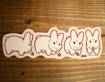 ステッカー　Ｓｍｏｋｉｎ Ｌａｂｂｉｔｓ