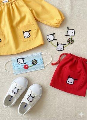 【新商品】入園・入学準備に！サンリオの切って使えるラインワッペンが登場♪