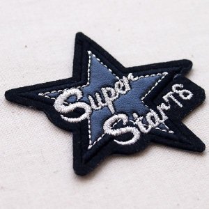 画像2: ワッペン スーパースター Super Star 76(星/シルバー)