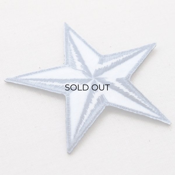 画像3: ワッペン 星/スター Star(ホワイト&ブラック) (3)