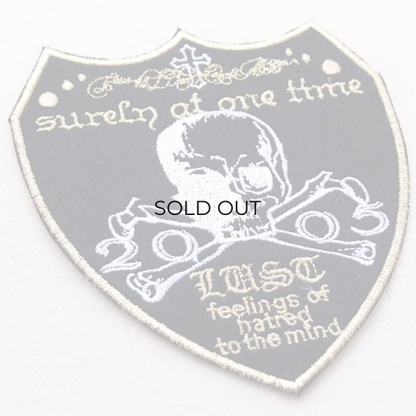 画像2: エンブレムワッペン ラスト スカル&ボーンズ(ビッグ) (2)