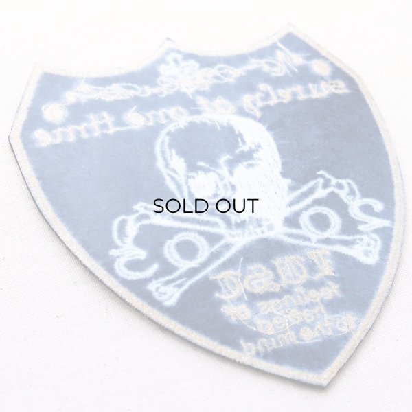 画像3: エンブレムワッペン ラスト スカル&ボーンズ(ビッグ) (3)