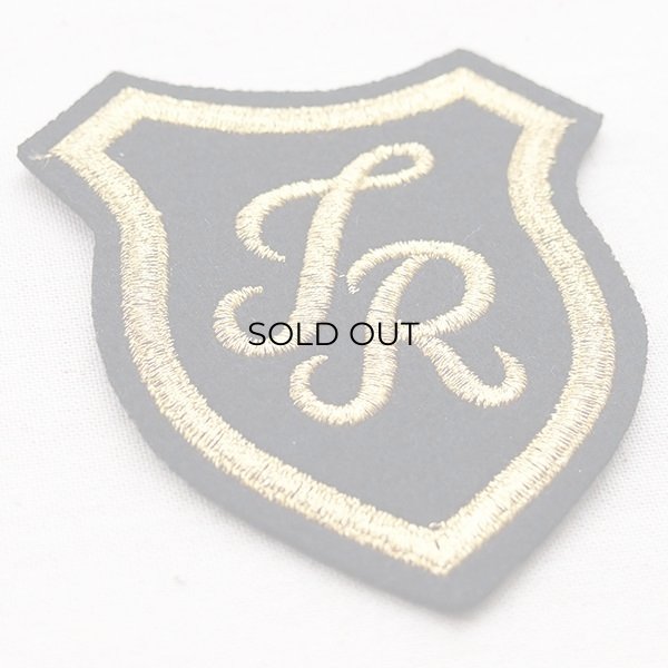 画像2: エンブレムワッペン TR(ブラック&ゴールド) (2)