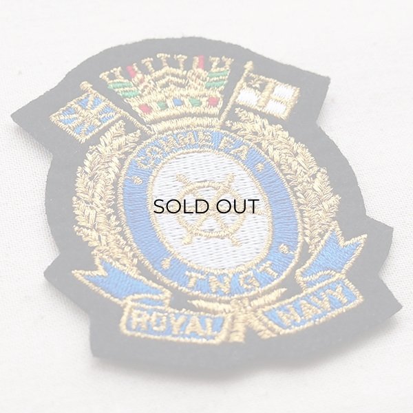 画像2: エンブレムワッペン Comme Ca TNGT ロイヤルネイビー (2)