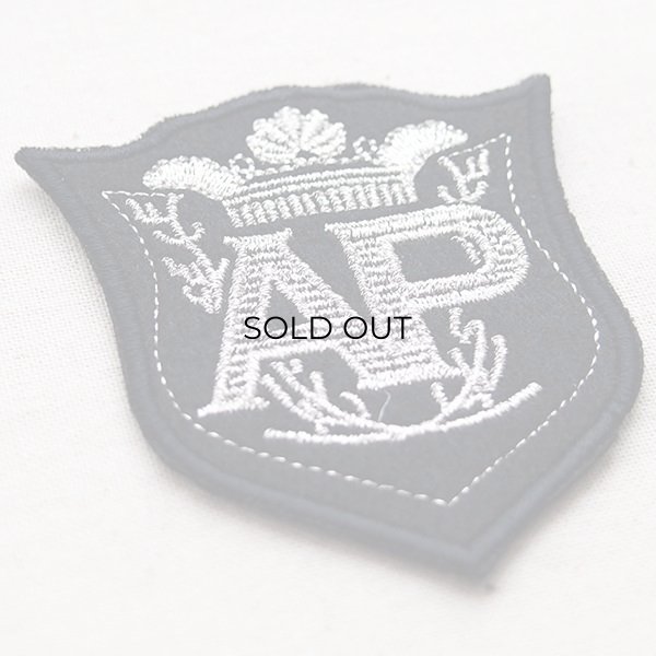 画像2: エンブレムワッペン AP(ブラック&シルバー) (2)