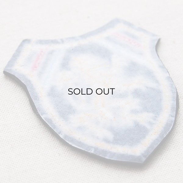 画像3: エンブレムワッペン Lion ライオン(レッド&ブルーライン) (3)