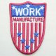 アメリカンワッペン Work Manufacture(エンブレム)