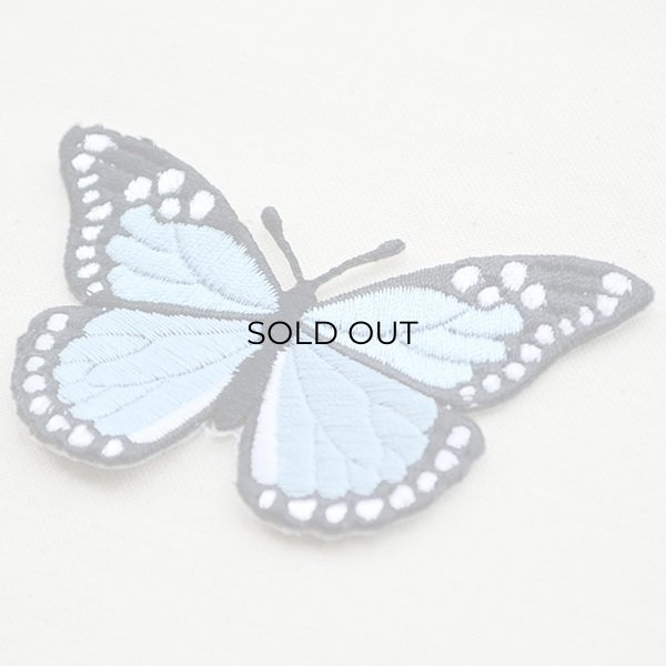 画像2: ワッペン Butterfly バタフライ(蝶/ブルー) (2)