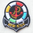画像1: エンブレムワッペン New Kids ニューキッズ(アンカー/ブラック) (1)