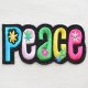 メッセージワッペン Peace(Flower) ピース フラワー