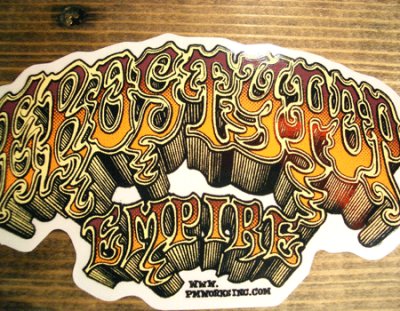 画像1: ステッカー/シール STK-035(オレンジ)