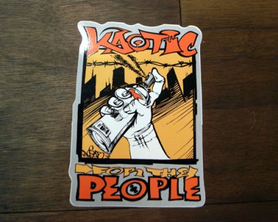 画像1: ステッカー/シール カオティックピープル Kaotic People