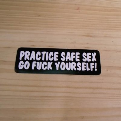 画像1: ステッカー PRACTICE SAFE SEX