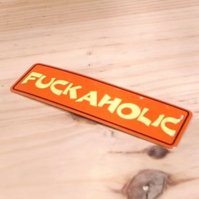 画像1: ステッカー/シール ファッカホリック Fuckaholic