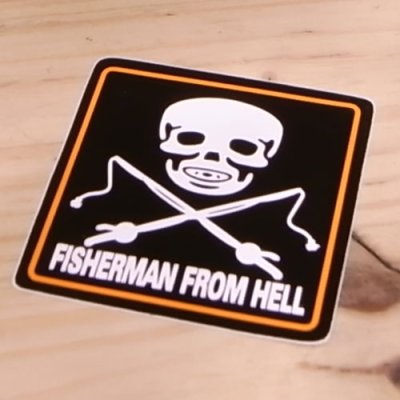 画像1: ステッカー/シール FISHERMAN