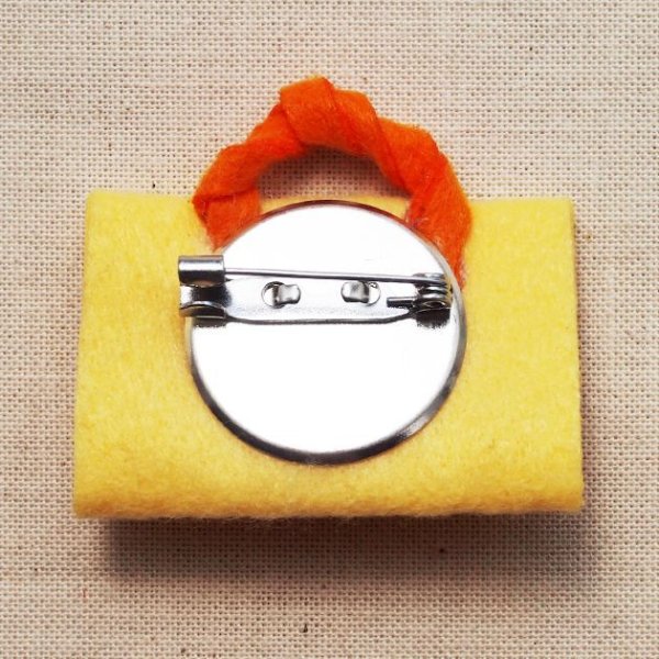 画像2: フェルトブローチ かばん(バッグ) (2)