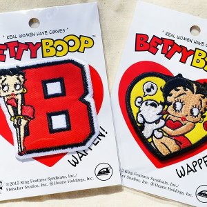 画像4: ワッペン ベティブープ Betty Boop(B/レッド&ブラック)