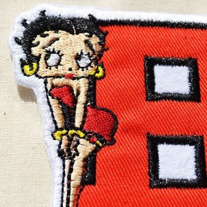 画像2: ワッペン ベティブープ Betty Boop(B/レッド&ブラック)