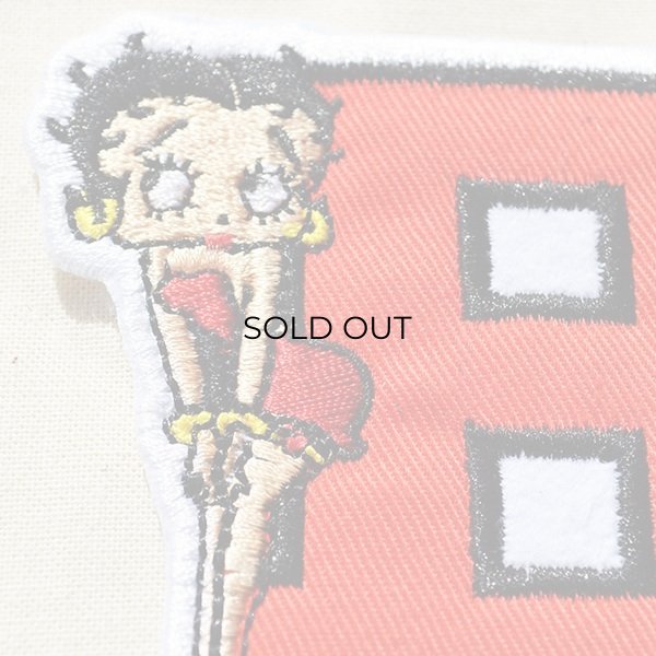 画像2: ワッペン ベティブープ Betty Boop(B/レッド&ブラック) (2)