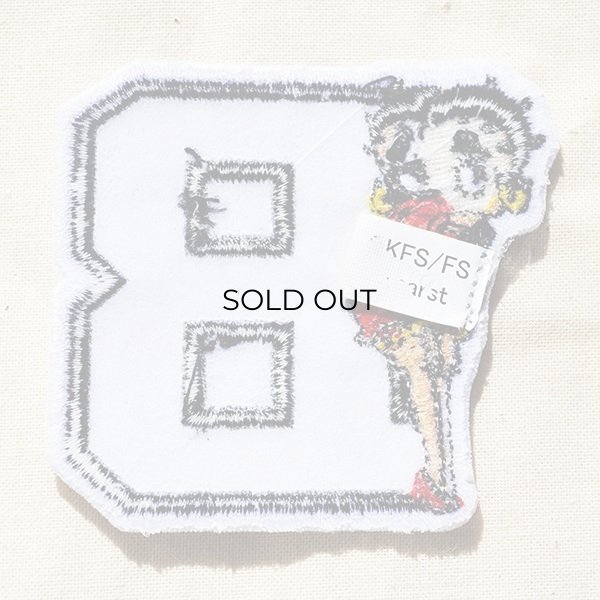 画像3: ワッペン ベティブープ Betty Boop(B/レッド&ブラック) (3)