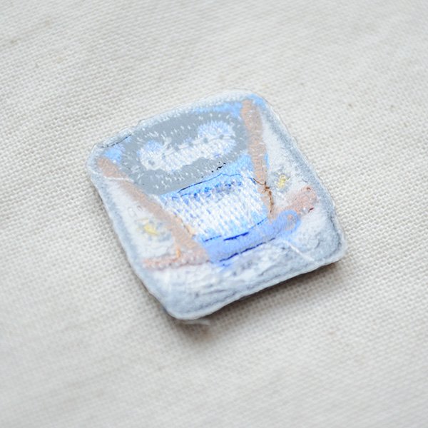 画像5: 新幹線 E7系 かがやき ワッペン トレインミニワッペン 3枚入り シール・アイロン両用タイプ 入園準備 入学準備 目印 アップリケ 刺繍 男の子 鉄道 グッズ パイオニア PTR616 (5)