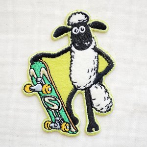 画像1: ワッペン ひつじのショーン/Shaum the Sheep (スケートボード)