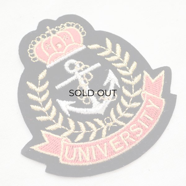 画像2: エンブレムワッペン UNIVERSITY ユニバーシティー/レッド (2)