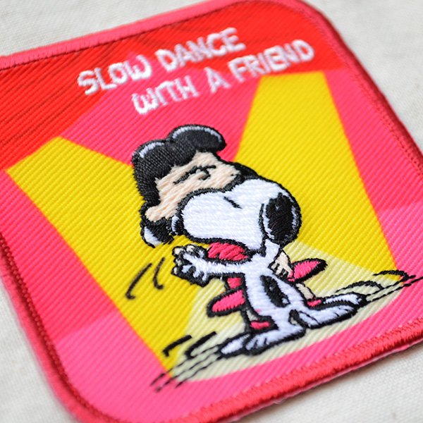 画像2: シールワッペン スヌーピー(シャルウィーダンス) (2)