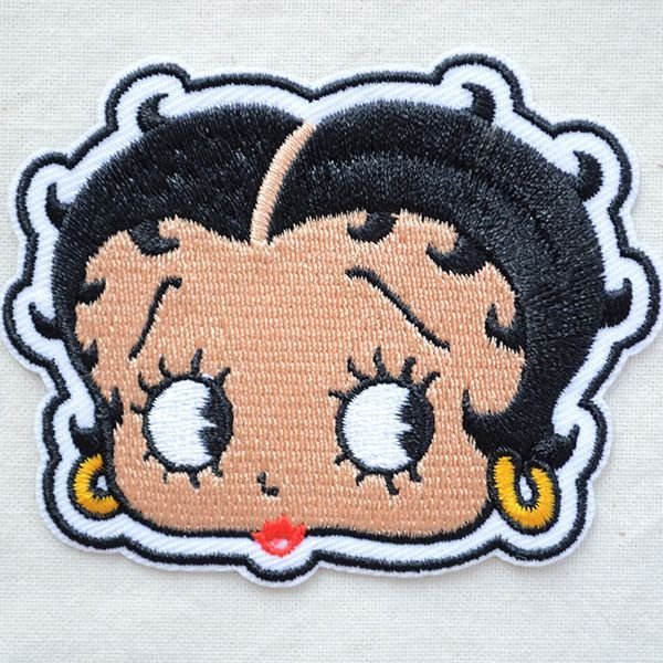 画像1: ワッペン ベティブープ Betty Boop(フェイス) (1)