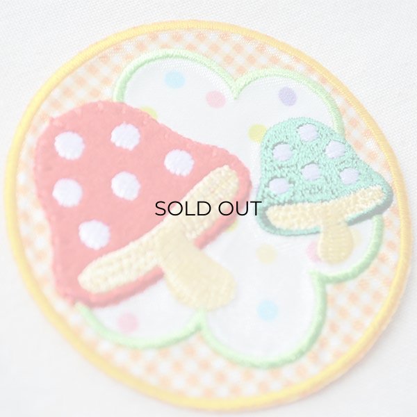 画像2: ワッペン SWEET'S／スウィーツ (きのこ/キノコ) (2)