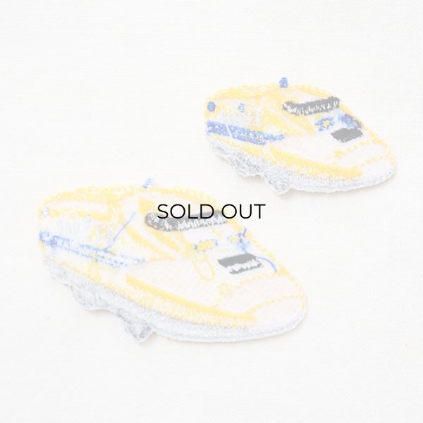 画像3: 鉄道/電車 トレインワッペン 923形ドクターイエロー(2枚組) (3)