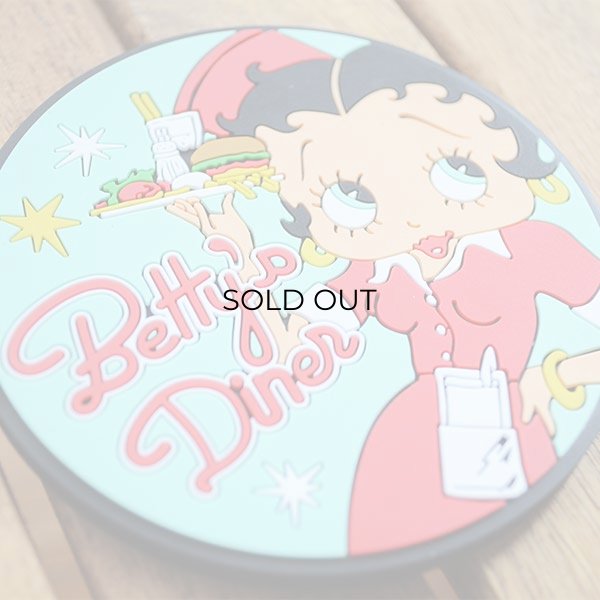 画像2: ラバーコースター ベティブープ Betty Boop(ダイナー/グリーン) (2)