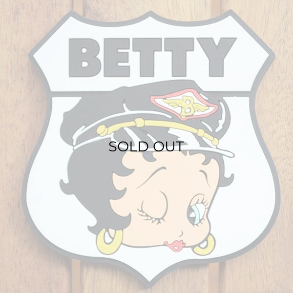 画像1: ラバーコースター ベティブープ Betty Boop(ロードサイン) (1)