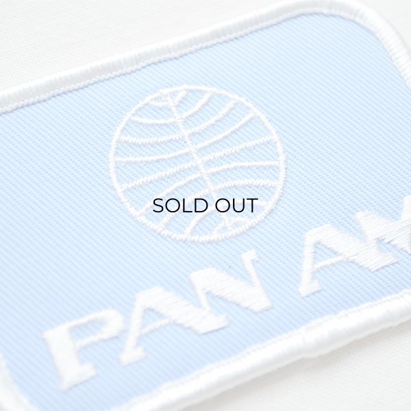 画像2: ロゴワッペン パンアメリカン航空 パンナム PANAM(スクエア) (2)