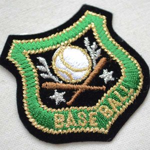 画像2: ミニエンブレムワッペン BASE BALL ベースボール