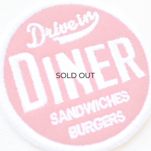 画像2: USAアドバタイジングワッペン DINER ドライブイン(レッド&ホワイト) (2)