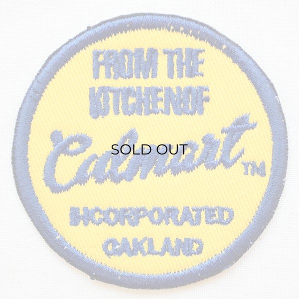 画像1: USAアドバタイジングワッペン Culmart (イエロー&ネイビー) (1)