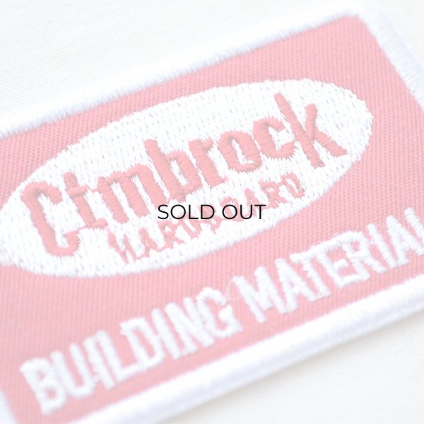 画像2: USAアドバタイジングワッペン Ctmbrock レッド&ホワイト (2)