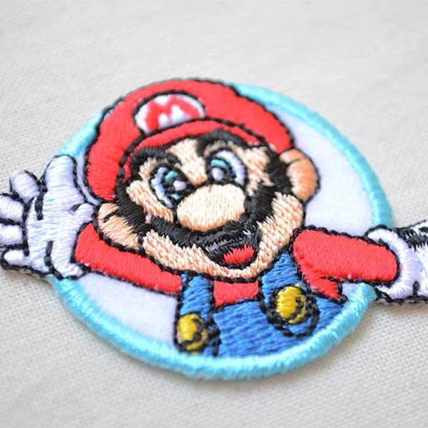 画像2: ワッペン スーパーマリオ マリオ アイロン おしゃれ 大人 ブランド (2)