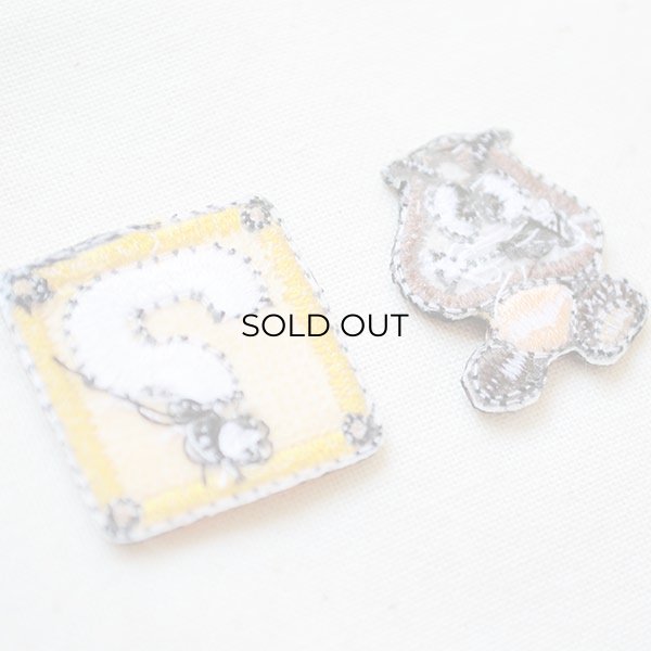 画像4: シールワッペン スーパーマリオ クリボー/ハテナブロック(2枚組) (4)