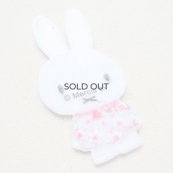 画像3: ワッペン ミッフィー(スプリングフラワー ワンピース) (D02Y2492) (3)