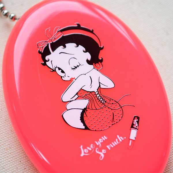 画像2: ラバーコインケース ベティブープ Betty Boop(ネオンピンク) (2)
