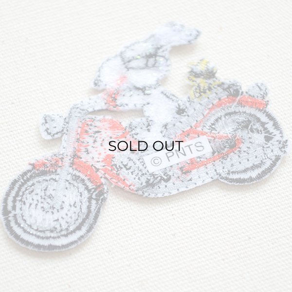 画像3: シールワッペン スヌーピー(バイク) (S02Y2410) (3)