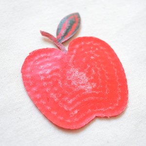画像3: スパンコールワッペン りんご/リンゴ