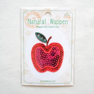 画像4: スパンコールワッペン りんご/リンゴ