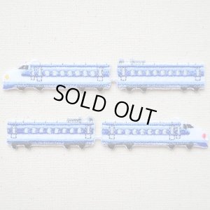 画像1: 鉄道/電車 レイアウトワッペン 0系新幹線(4両編成)