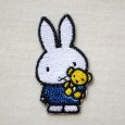 画像1: ワッペン ミッフィーとくま ディックブルーナ D02Y2481 (1)