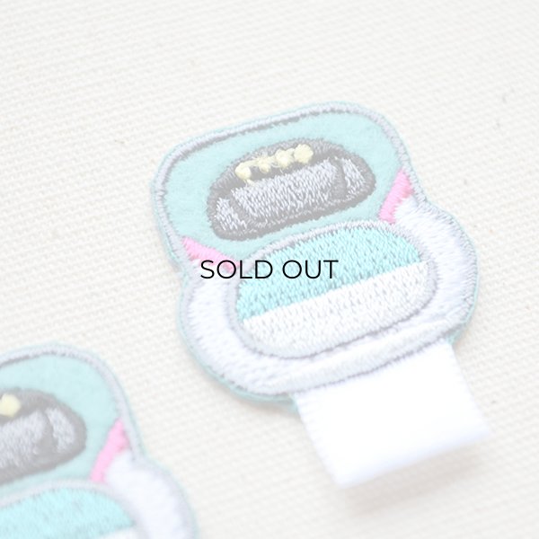 画像2: 名札つけアップリケ/ワッペン E5系はやぶさ(2枚組) (2)