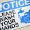 画像2: アメリカンステッカー 手を洗いましょう Notice Please Wash Hands  (2)
