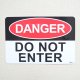アメリカンステッカー 危険立ち入り禁止 Danger Do Not Enter